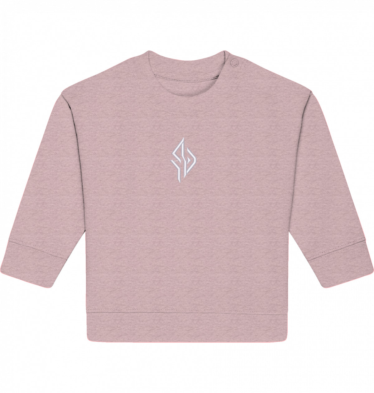 SUÐR FIND Baby Sweatshirt in Cream Heather Pink