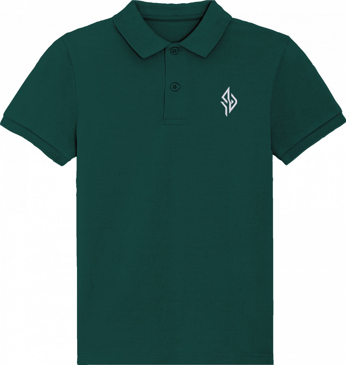 SUÐR Kids Polo in Laubgrün