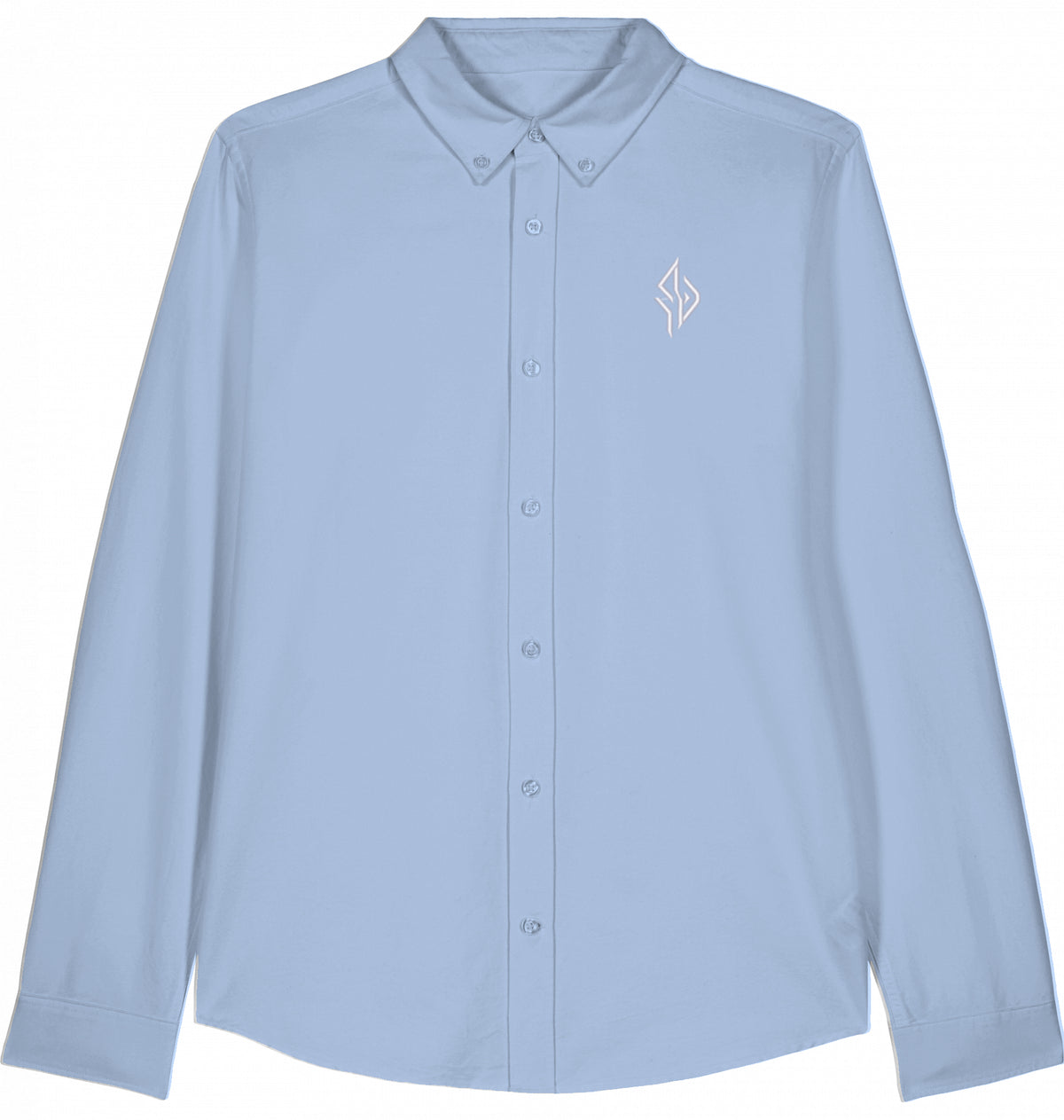 SUÐR Signature Oxford Hemd in Blue Oxford