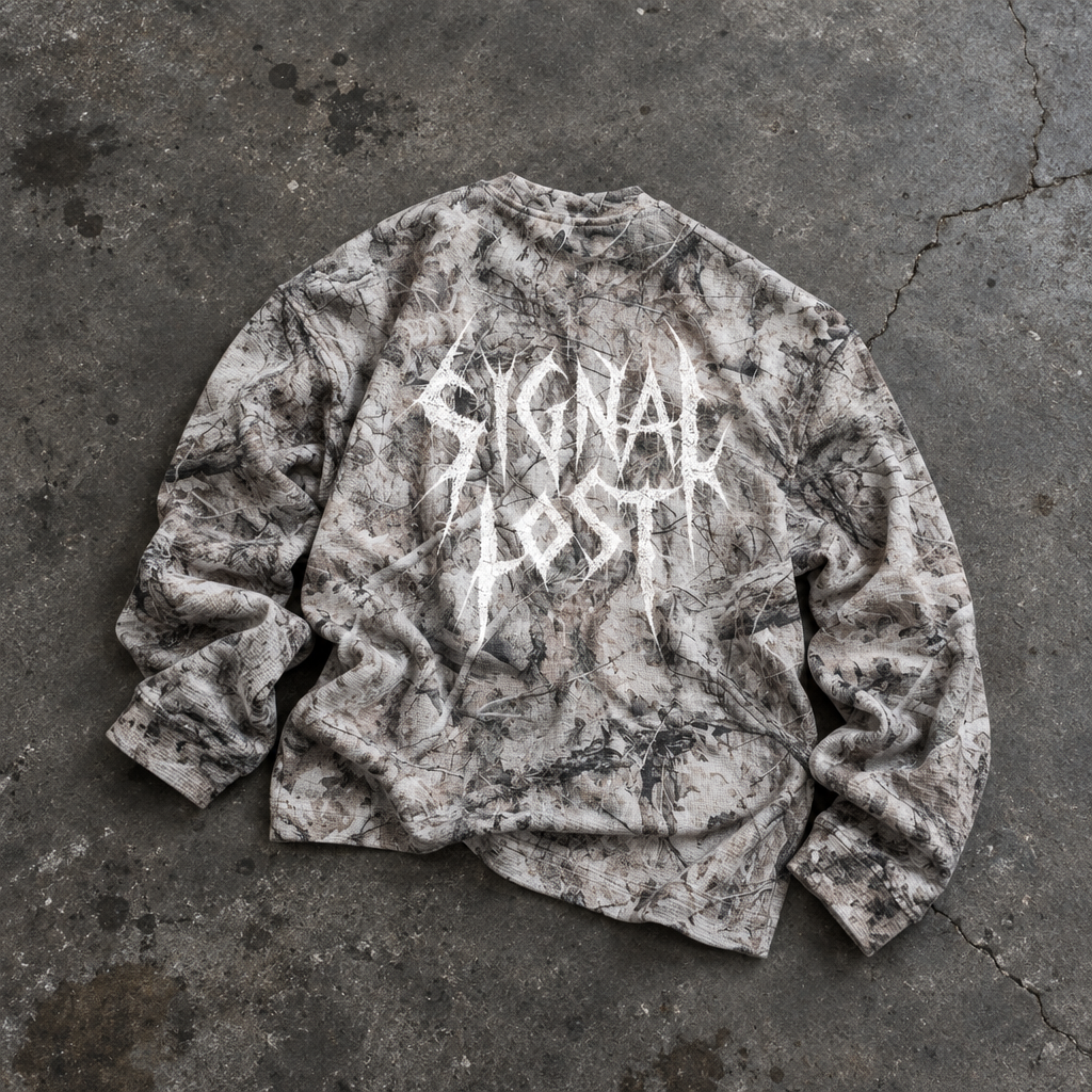 BLACKOUT tree camo waffle T-Shirt – Ansicht 2