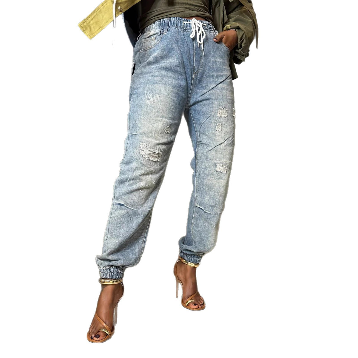 SUÐR Signature Denim Jogger