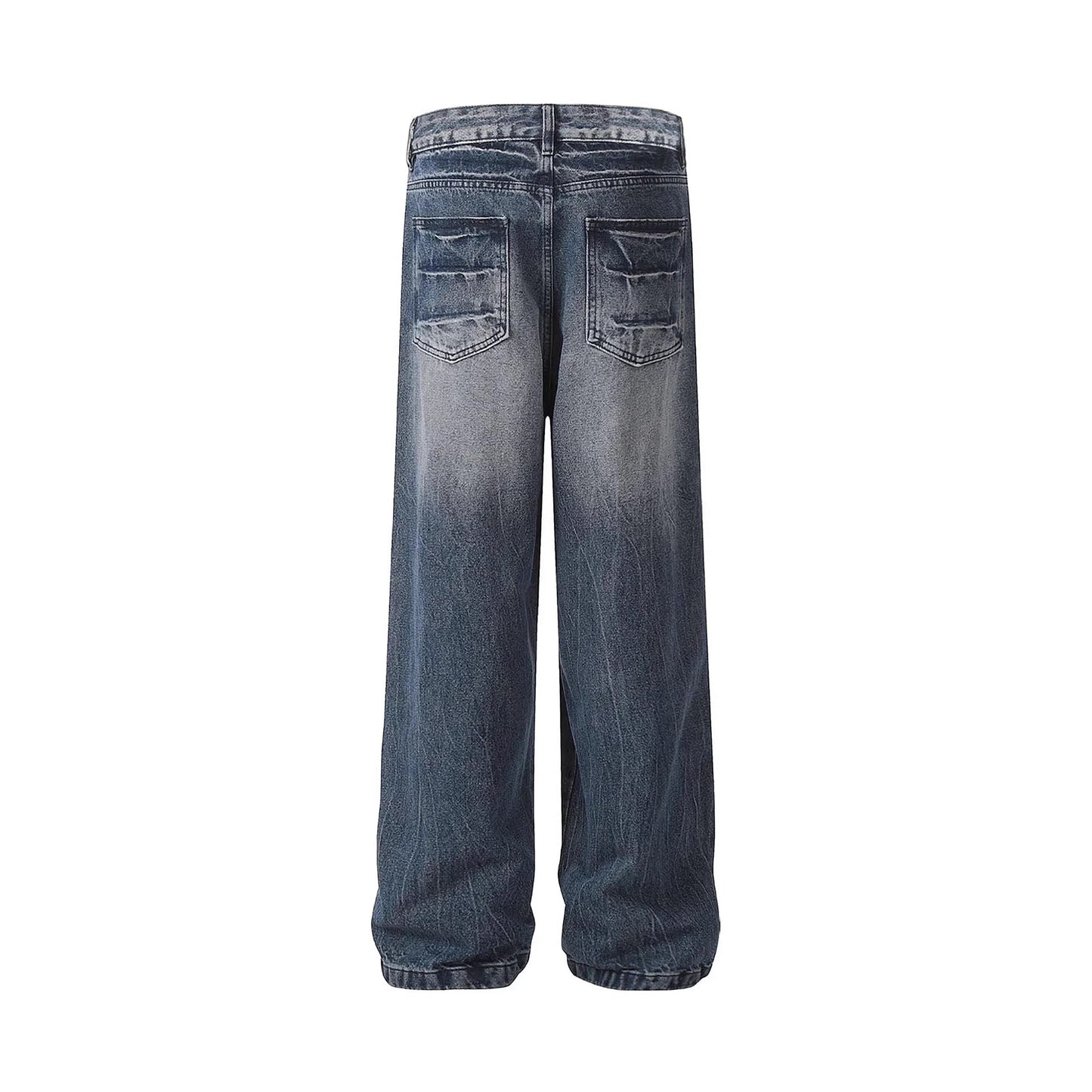 SUÐR Signature Baggy Jeans Mid-Wash