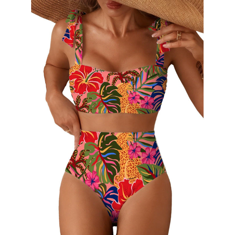 SUÐR - High-Waist Bikini Set