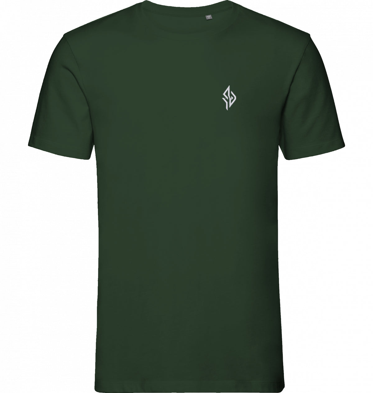 SUÐR FIND Organic Tee – Men in Bottle Green