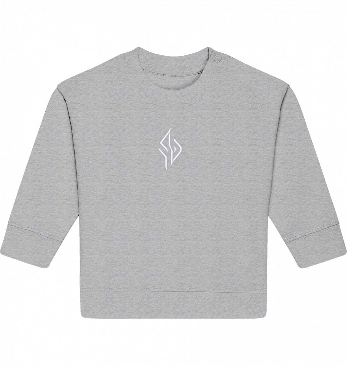 SUÐR FIND Baby Sweatshirt in Heather Grey