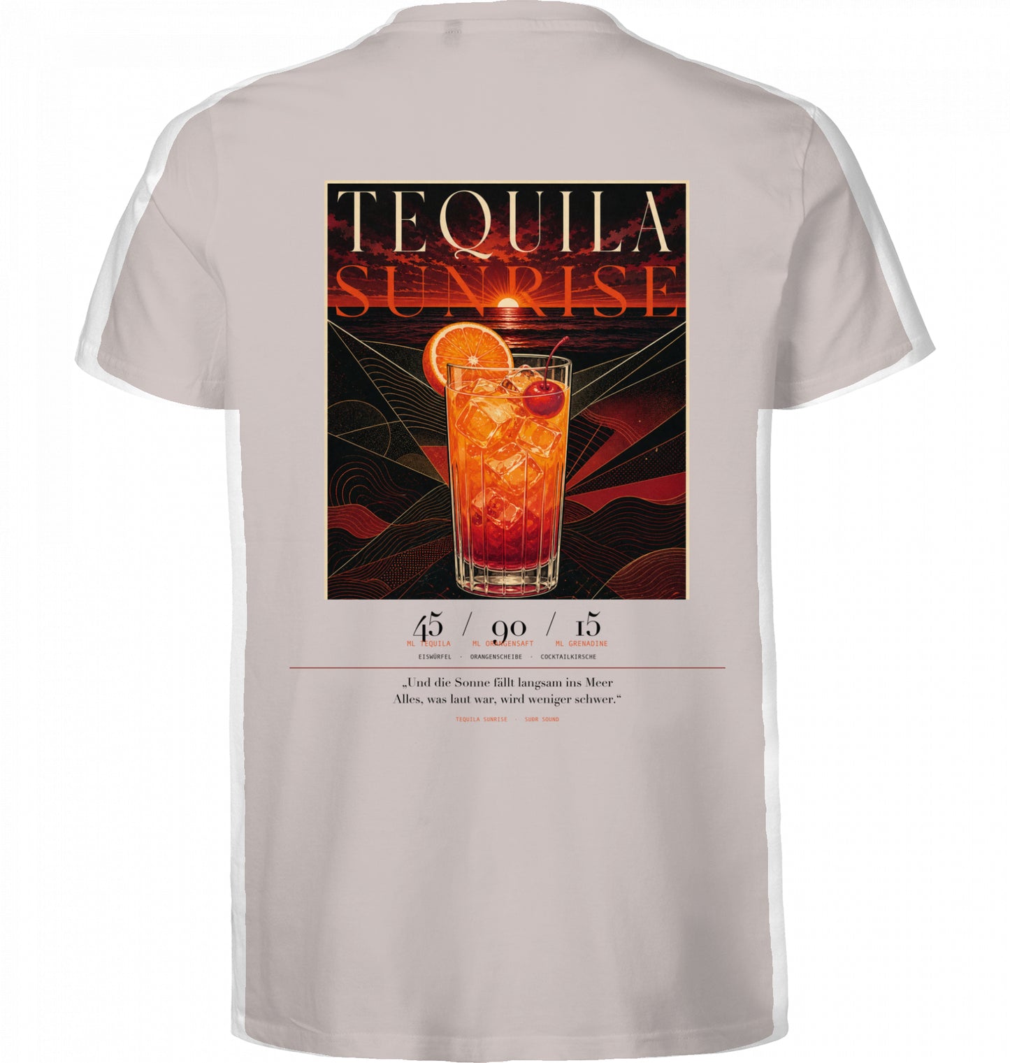 SUÐR Tequila Sunrise Tee Herren
