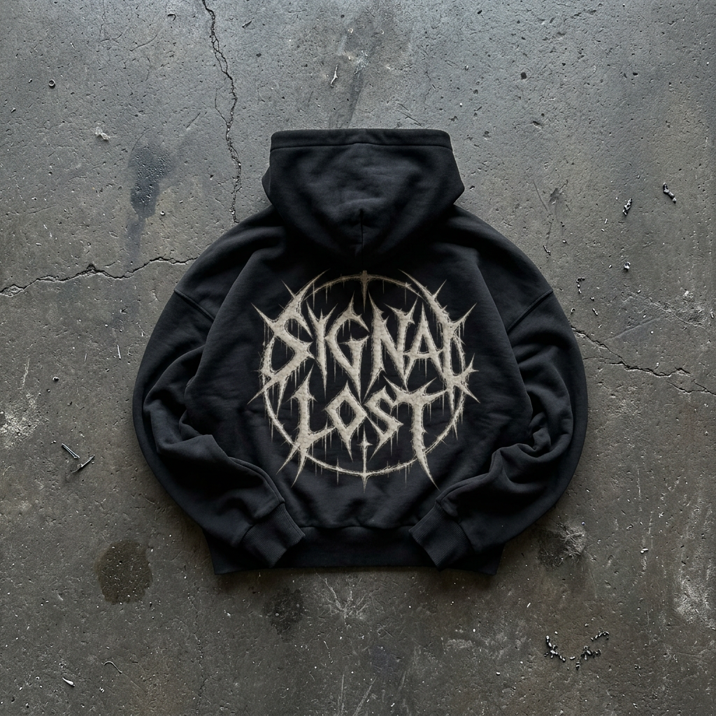 BLACKOUT fleeced full zip boxy Hoodie – Ansicht 2