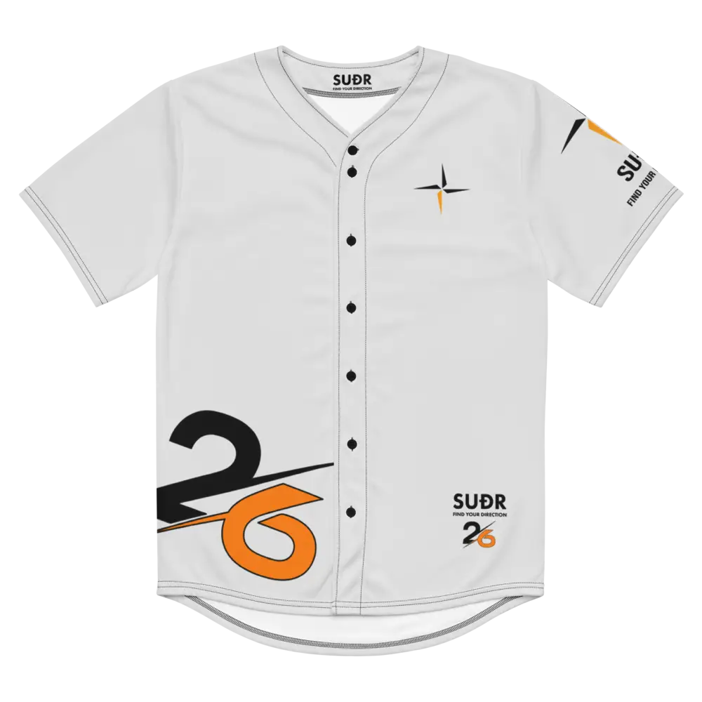 SUÐR-'26 Baseball Jersey SUÐR Clothing