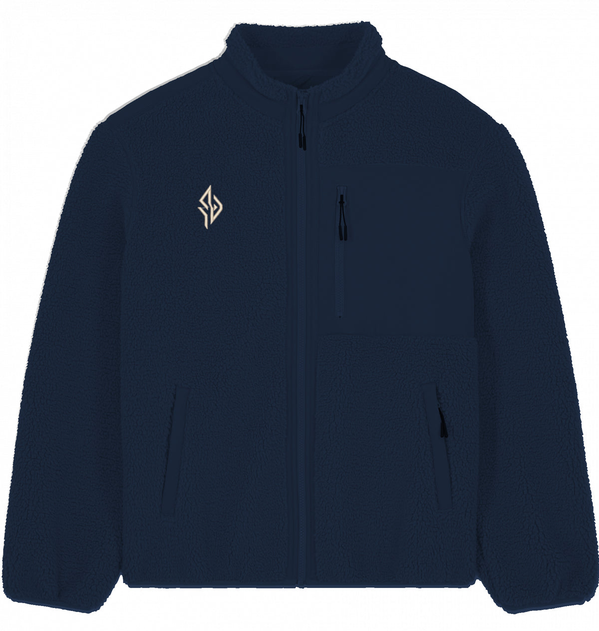 SUÐR Sherpa Jacke in French Navy