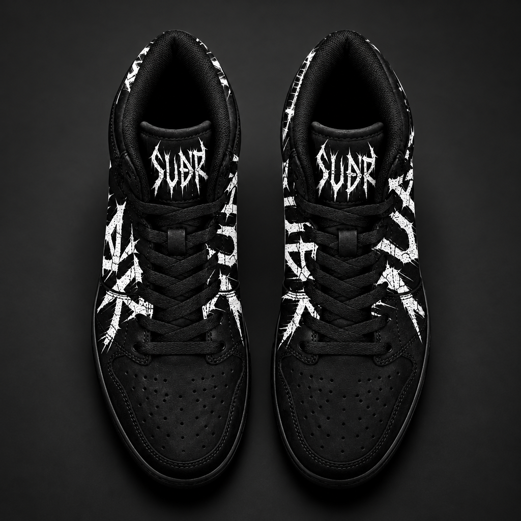 BLACKOUT men's logo high top Sneakers – Ansicht 4