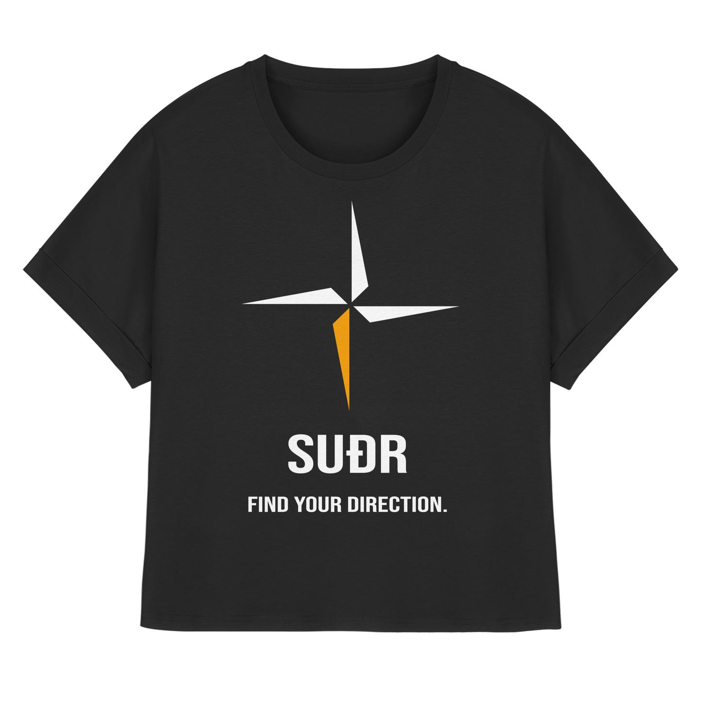 Sudr26 Slot 1 - Womens Organic Rolled Sleeves T-Shirt SUÐR Clothing