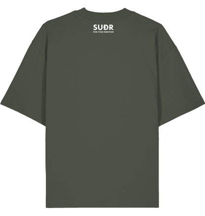 SUÐR FIND Mock Neck Tee – Color Tones