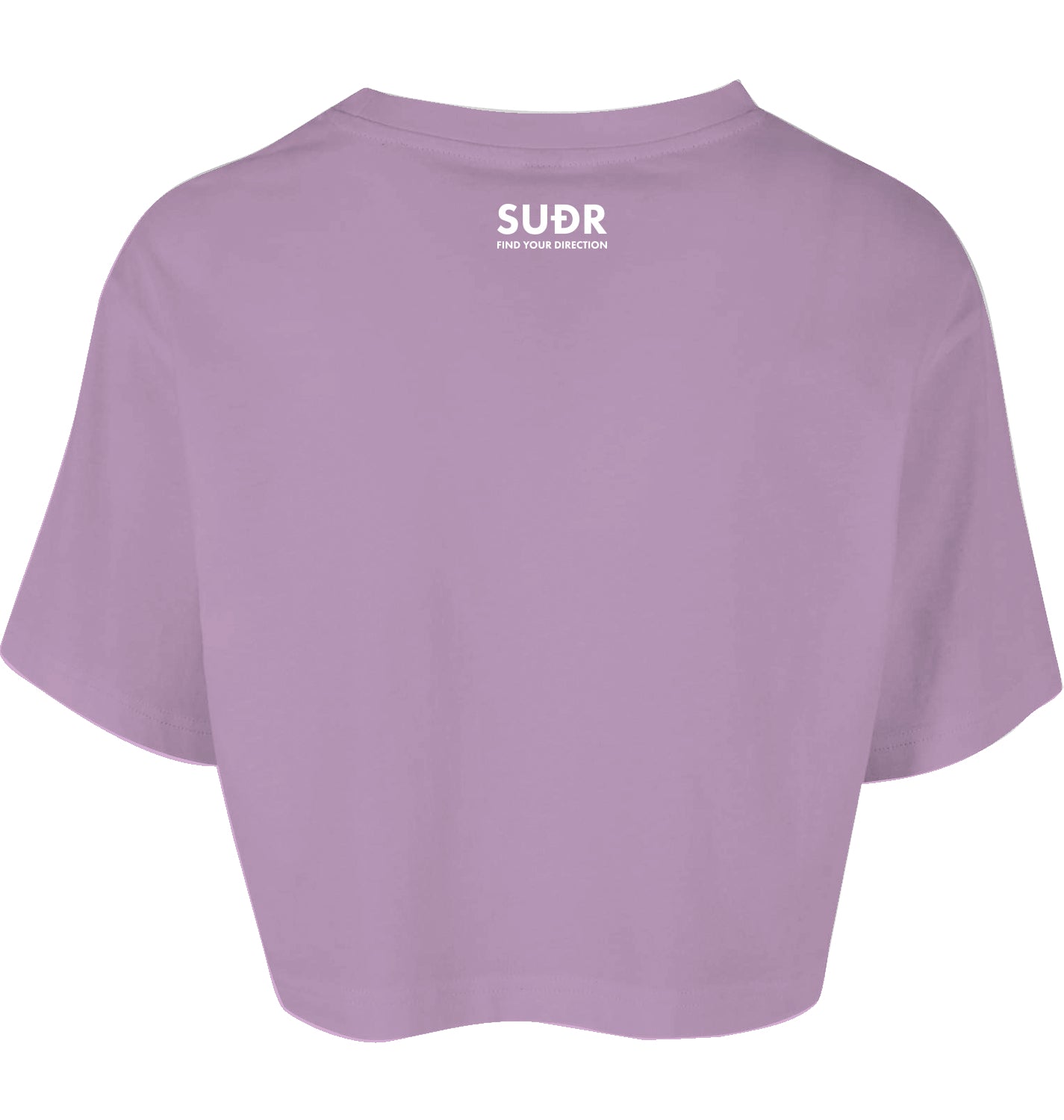 SUÐR FIND Cropped Oversize Tee – Women