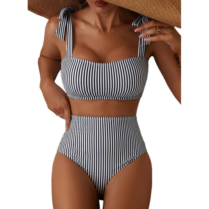 SUÐR - High-Waist Bikini Set