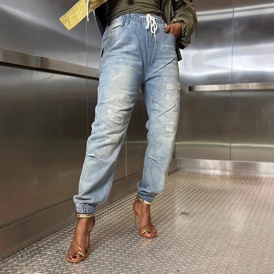 SUÐR Signature Denim Jogger