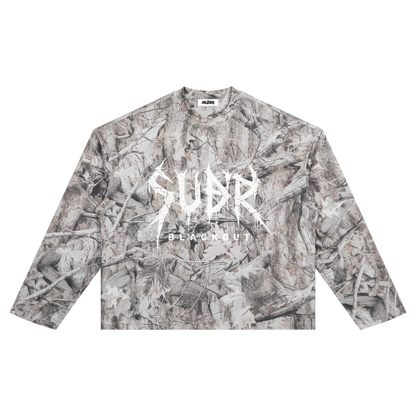 BLACKOUT tree camo waffle T-Shirt – Ansicht 3