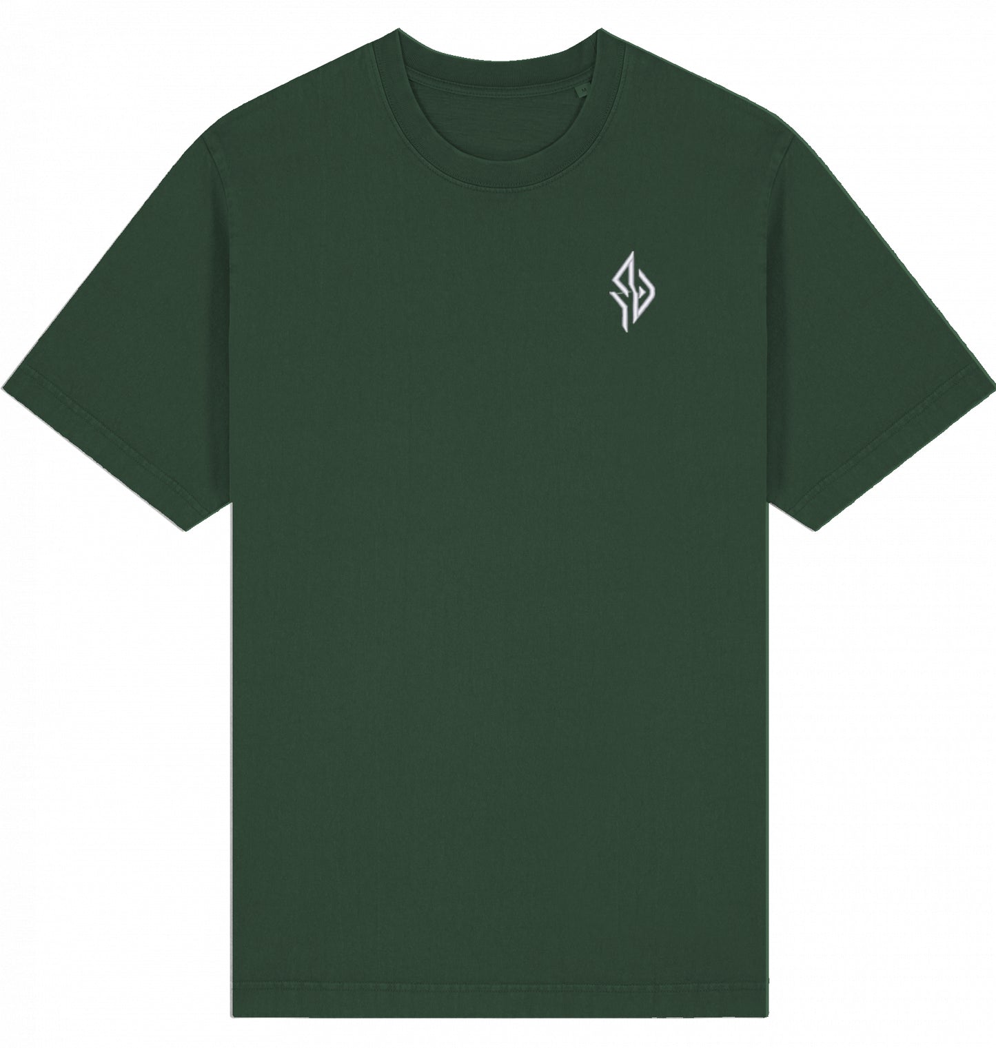 SUÐR FIND Vintage Tee in G. Dyed Khaki – Vorderansicht