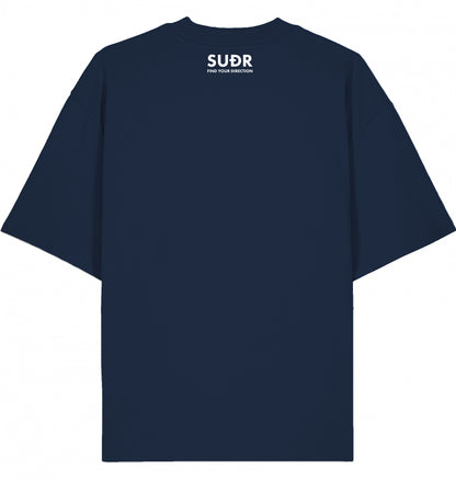 SUÐR FIND Mock Neck Tee – Color Tones