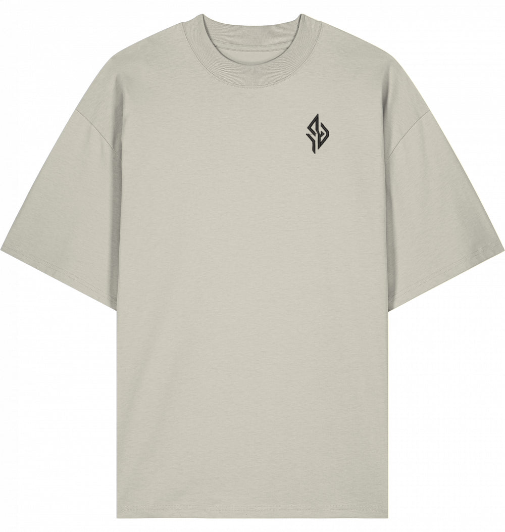 SUÐR FIND Mock Neck Tee – Natural Tones