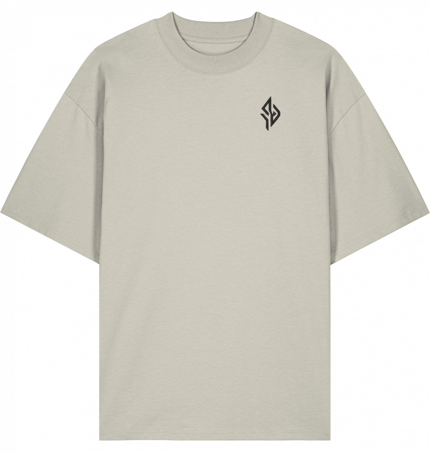 SUÐR FIND Mock Neck Tee – Natural Tones