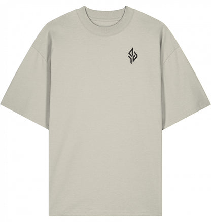 SUÐR FIND Mock Neck Tee – Natural Tones