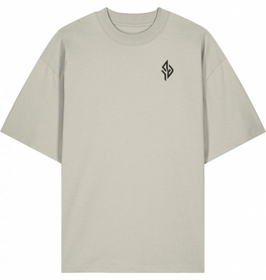 SUÐR FIND Mock Neck Tee – Natural Tones