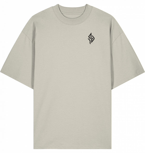 SUÐR FIND Mock Neck Tee – Natural Tones