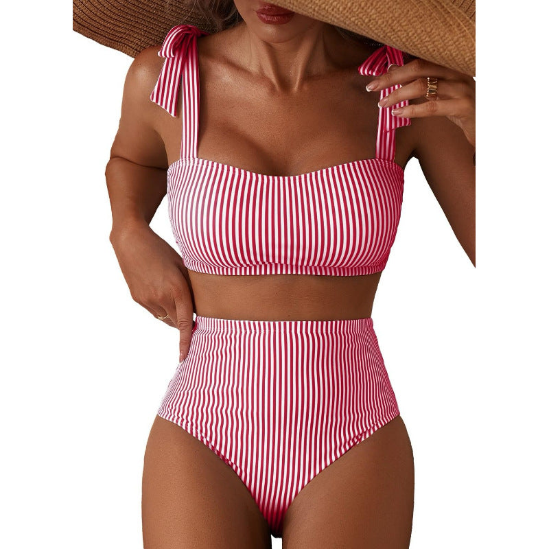 SUÐR - High-Waist Bikini Set