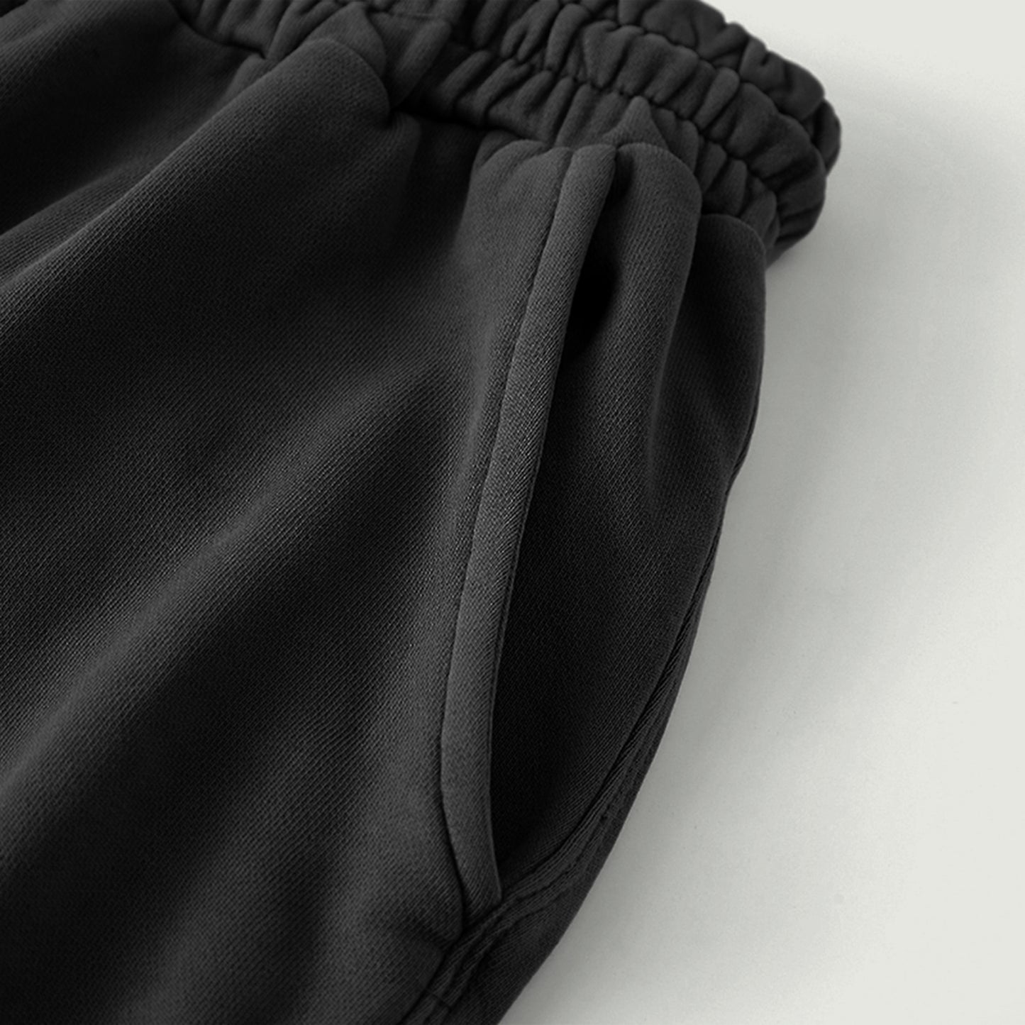 SUÐR Baggy Jogger Baumwolle – Schräge Seitentasche