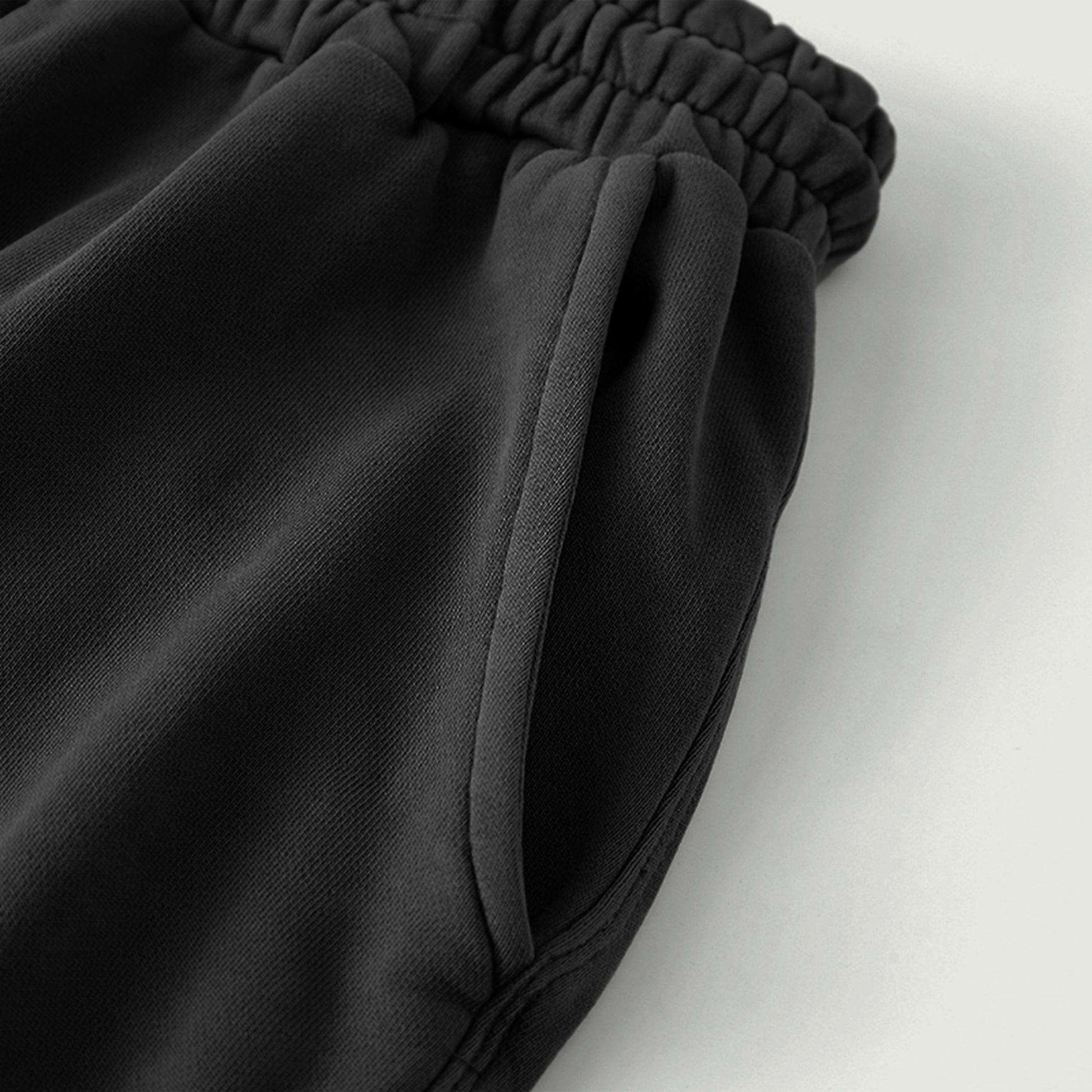 SUÐR Baggy Jogger Baumwolle – Schräge Seitentasche