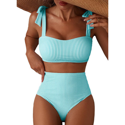 SUÐR - High-Waist Bikini Set