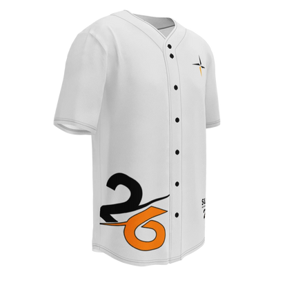 All-Over Print Recycled Unisex Baseball Jersey SUÐR Clothing