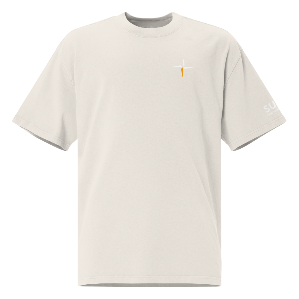 Men's Oversized Faded T-Shirt | AS Colour 5082 SUÐR Clothing