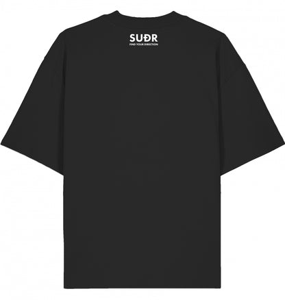 SUÐR FIND Mock Neck Tee – Color Tones