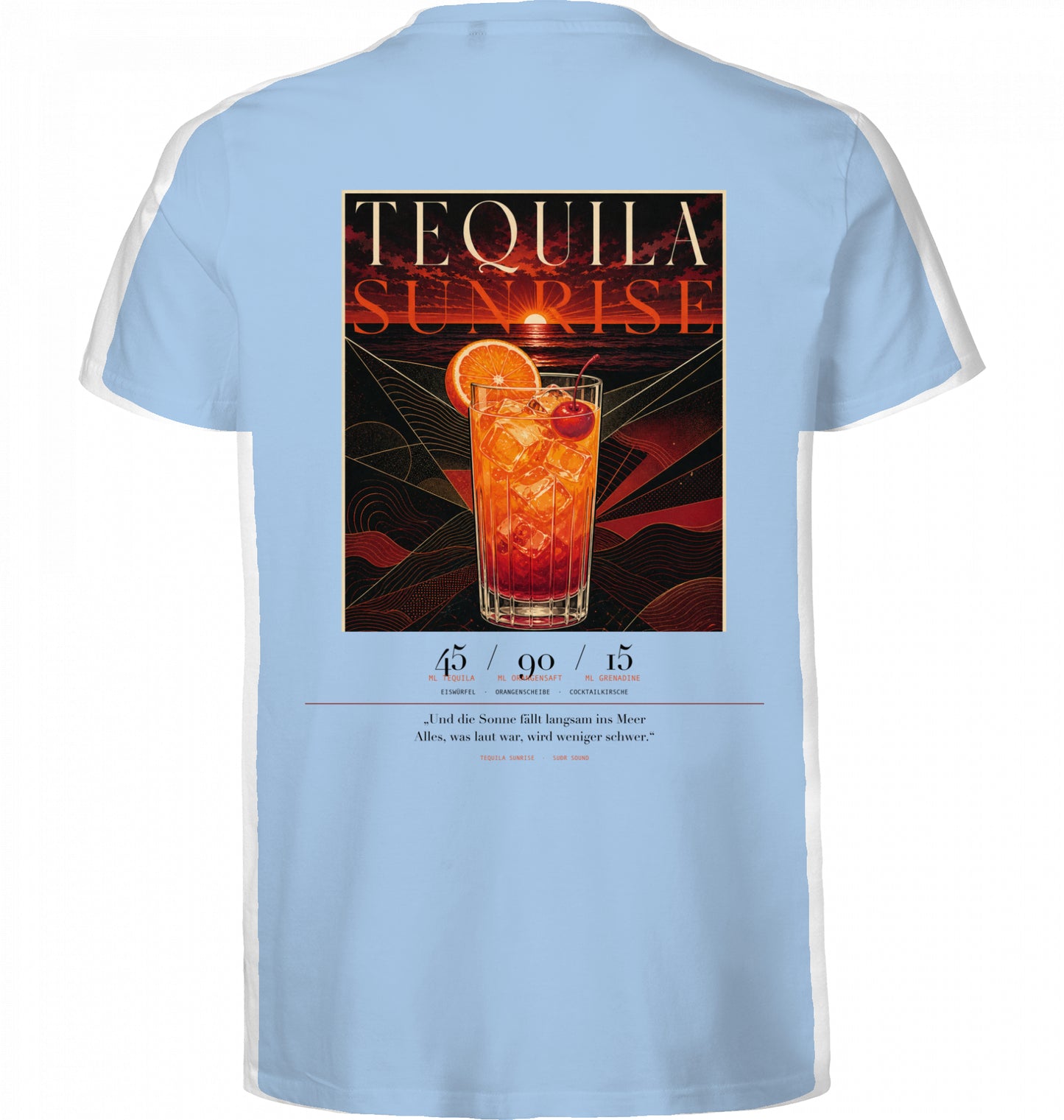 SUÐR Tequila Sunrise Tee Herren