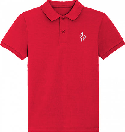 SUÐR Kids Polo in Rot