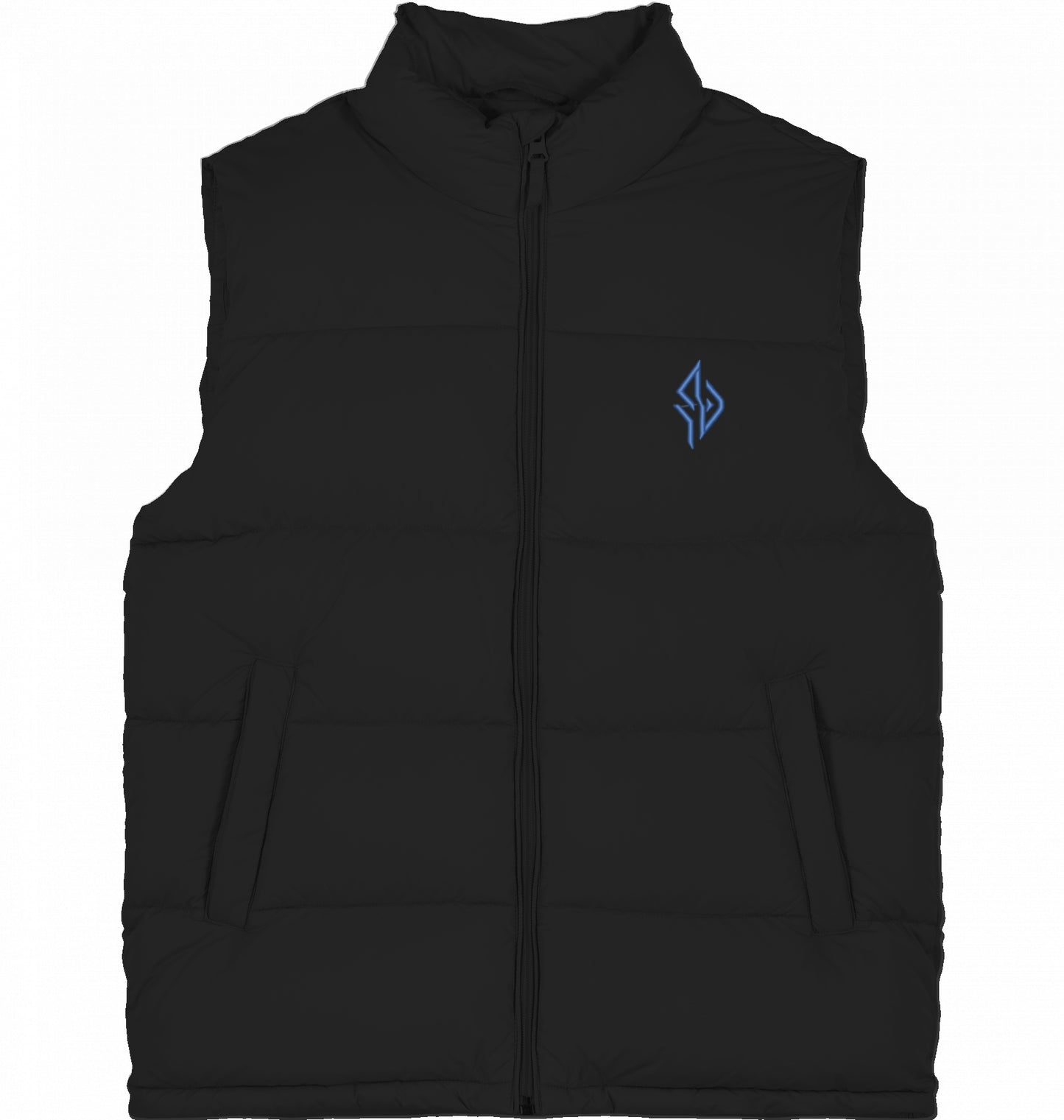 SUÐR Signature Steppweste in Black