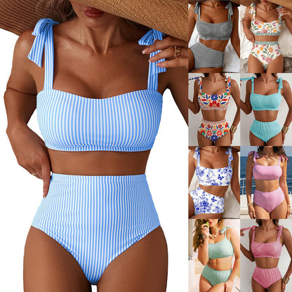 SUÐR - High-Waist Bikini Set
