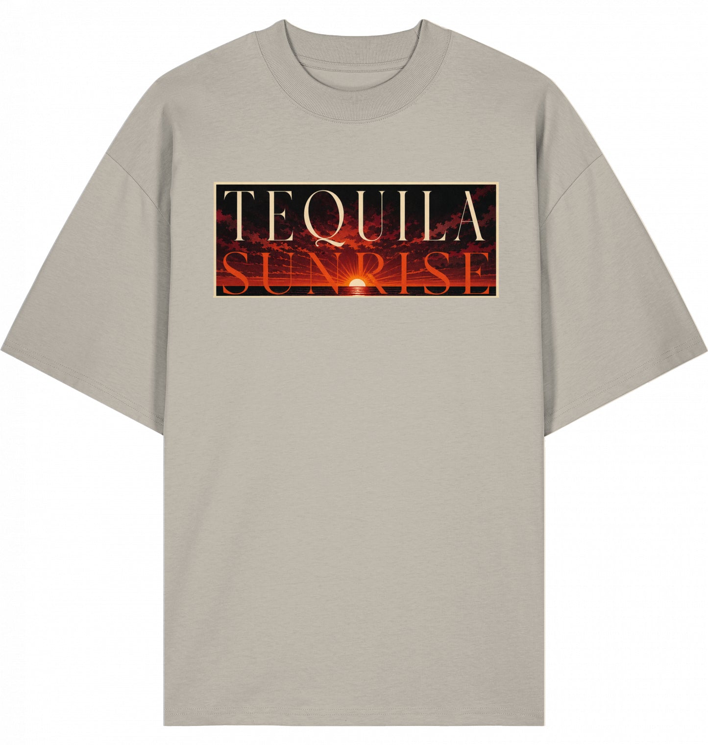 SUÐR Tequila Sunrise Oversized Tee
