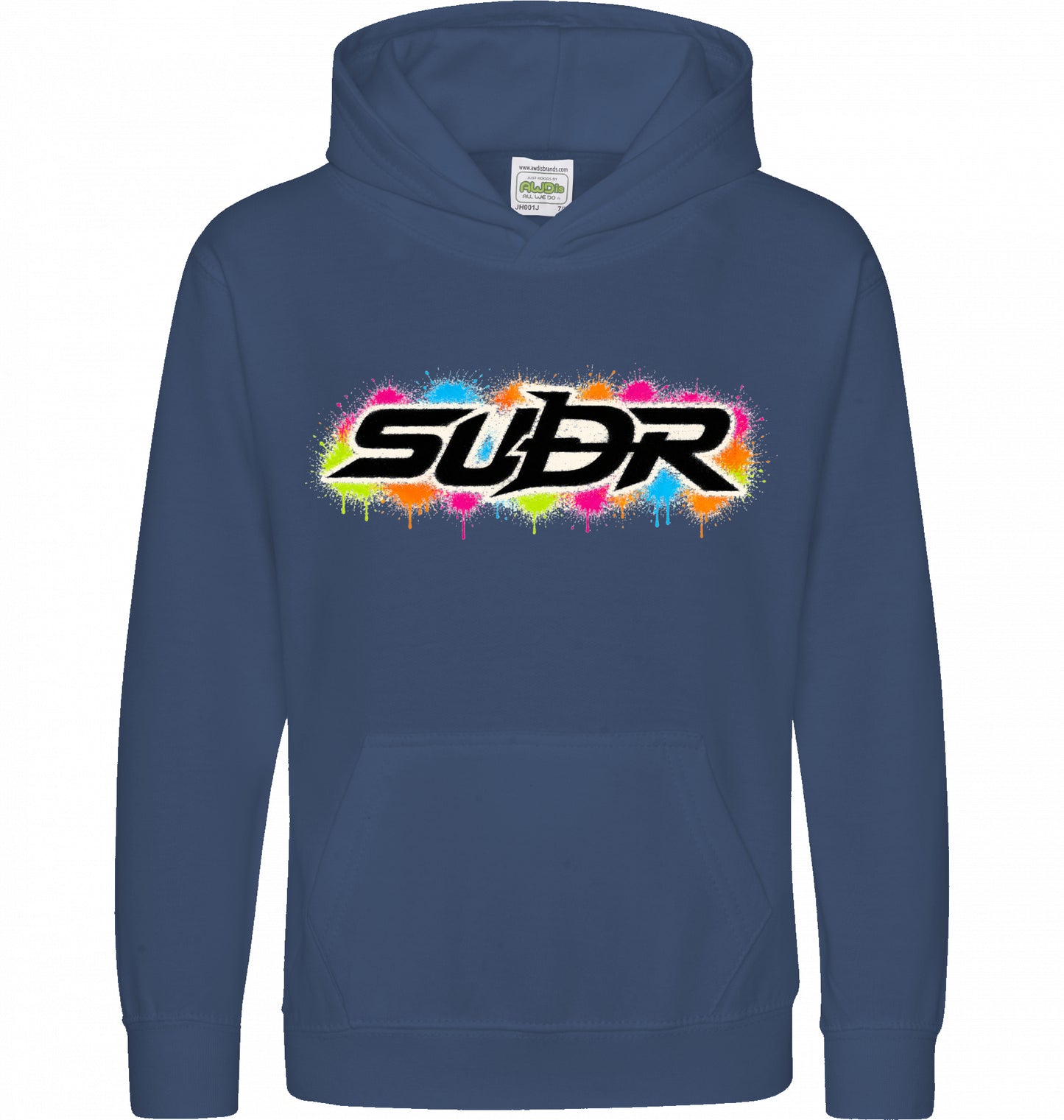SUÐR Kids Hoodie in Taubenblau