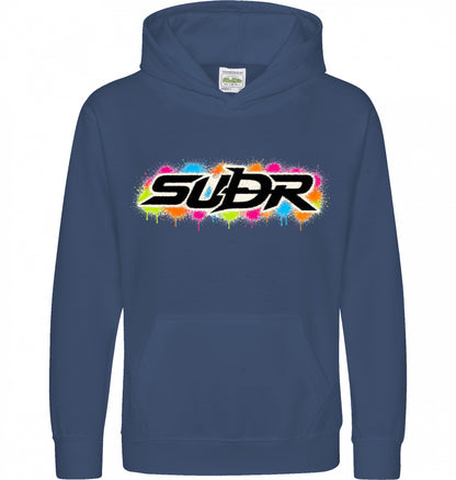 SUÐR Kids Hoodie in Taubenblau