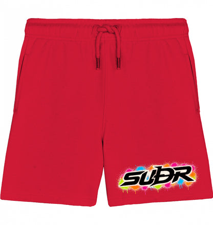 SUÐR Kids Shorts in Red