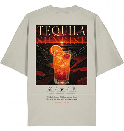SUÐR Tequila Sunrise Oversized Tee