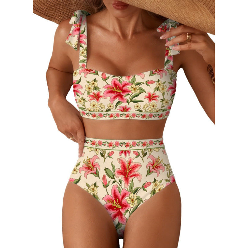 SUÐR - High-Waist Bikini Set