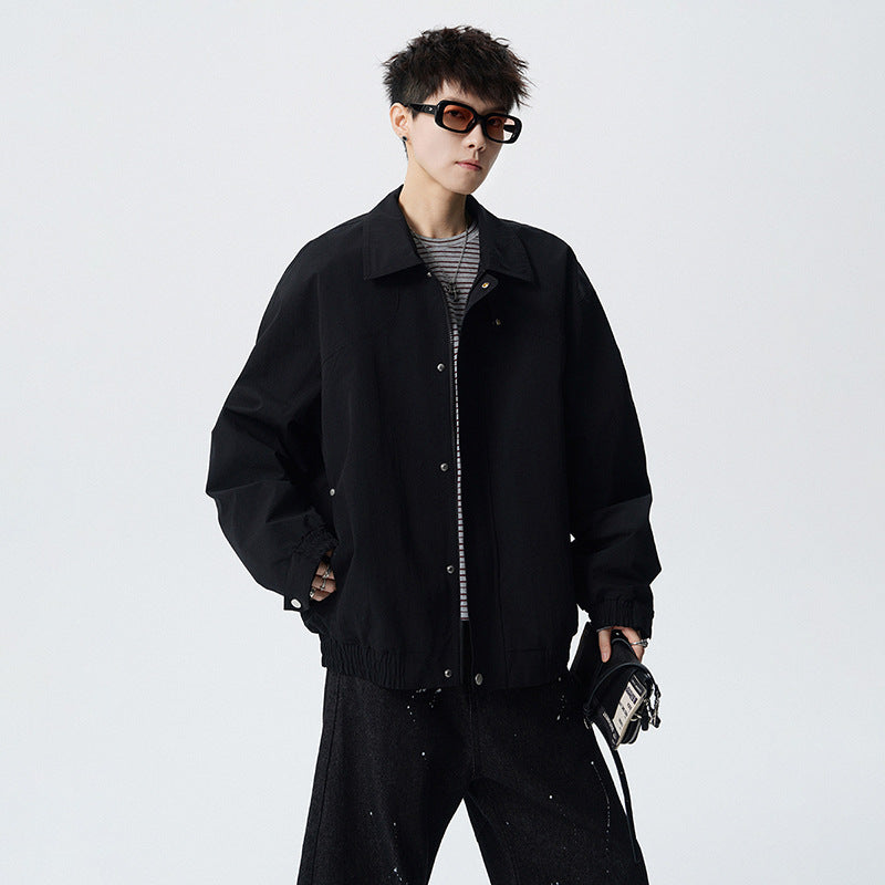 Fashionable Lightweight Premium Men's Lapel Jacket for Spring and Autumn
