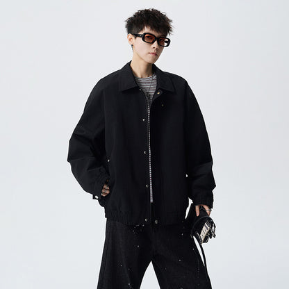 Fashionable Lightweight Premium Men's Lapel Jacket for Spring and Autumn