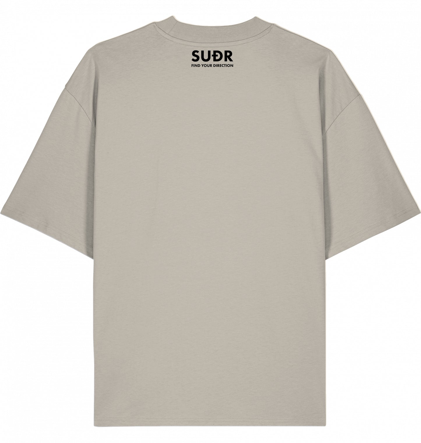 SUÐR FIND Mock Neck Tee – Color Tones