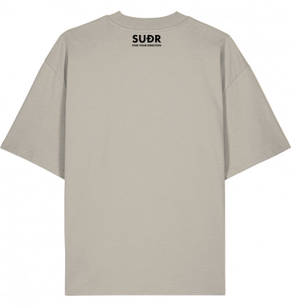 SUÐR FIND Mock Neck Tee – Color Tones