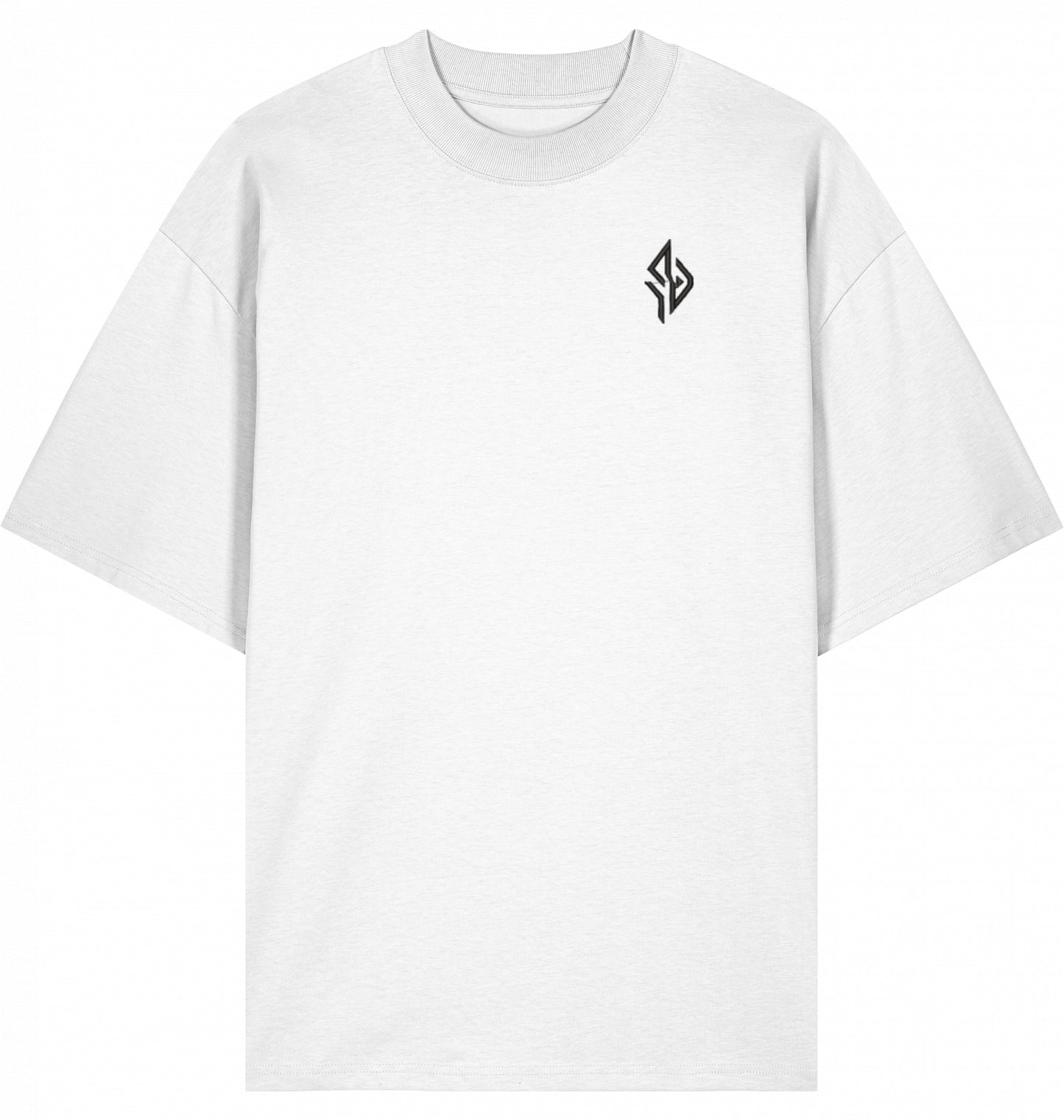 SUÐR FIND Mock Neck Tee – Natural Tones