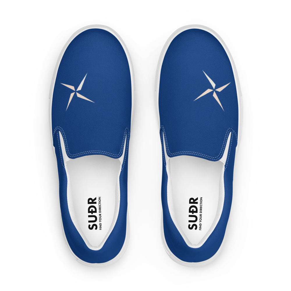 Men's Slip-On Canvas Shoes SUÐR Clothing